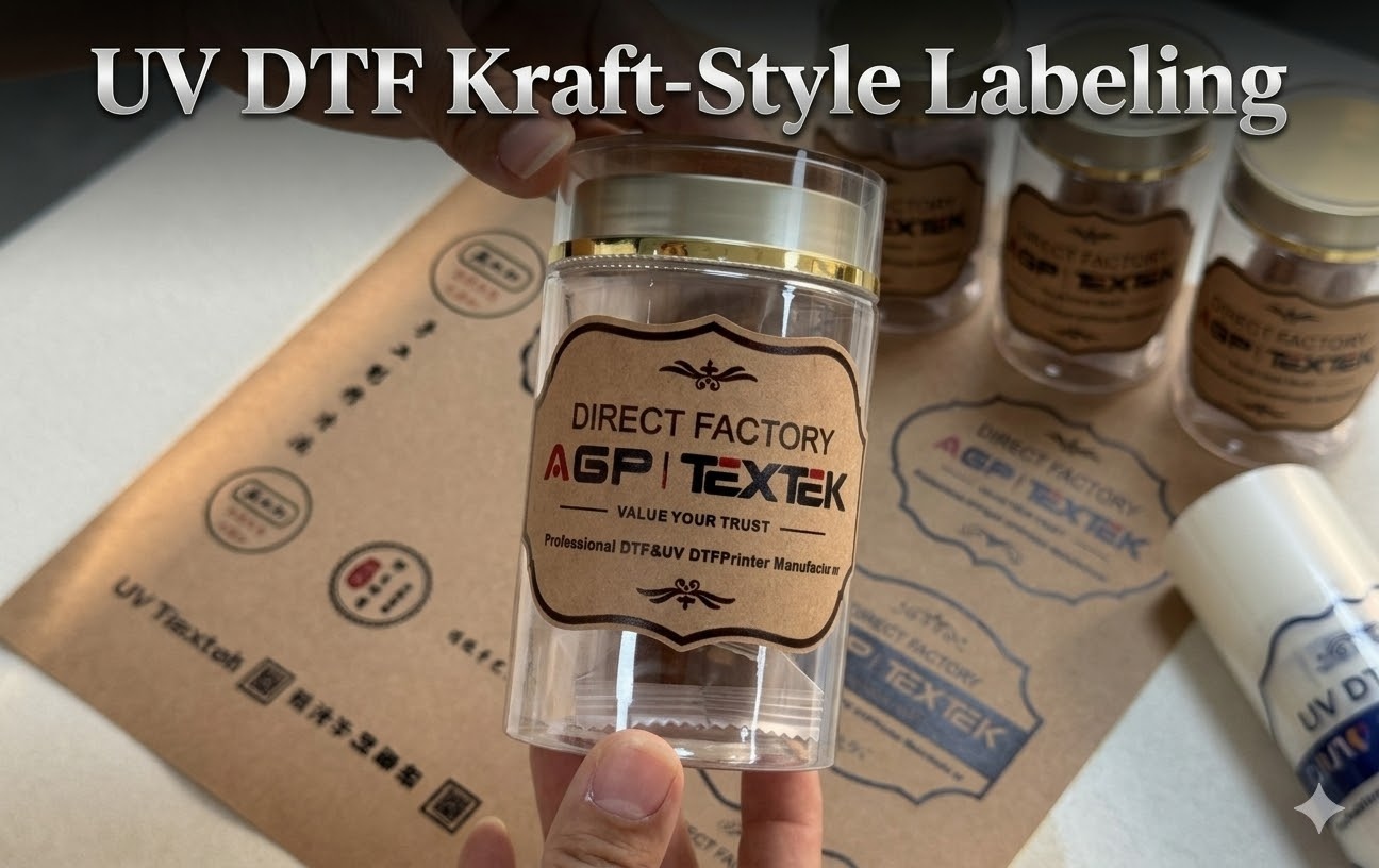UV DTF Stickers: High-Quality Kraft-Style Labeling